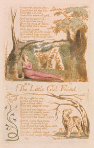 Canciones de Inocencia, Placa 6, La Pequeña Niña Encontrada (Bentley 35) de William Blake